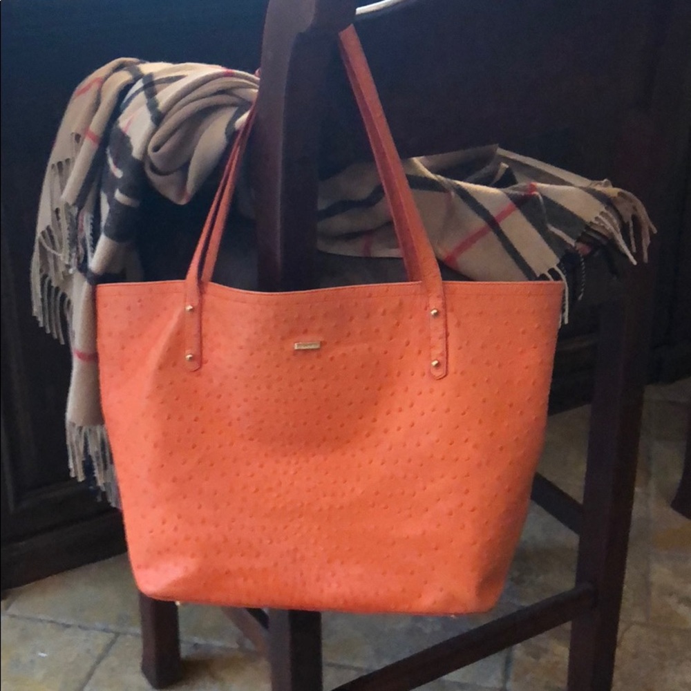 Orange tote